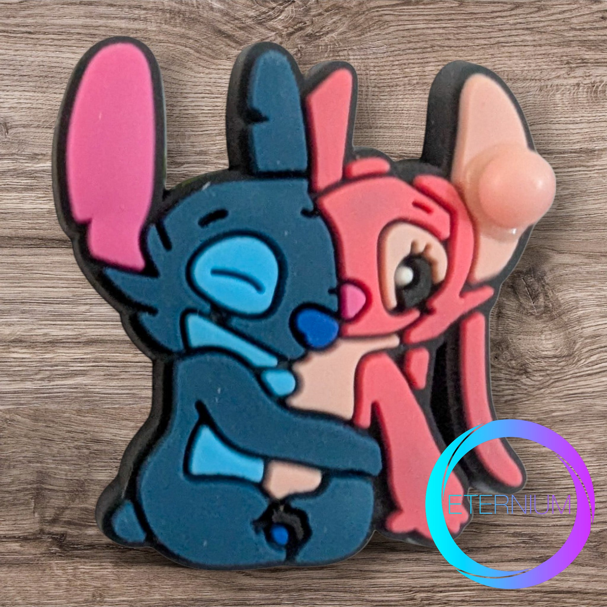 Stitch & Angel Charm