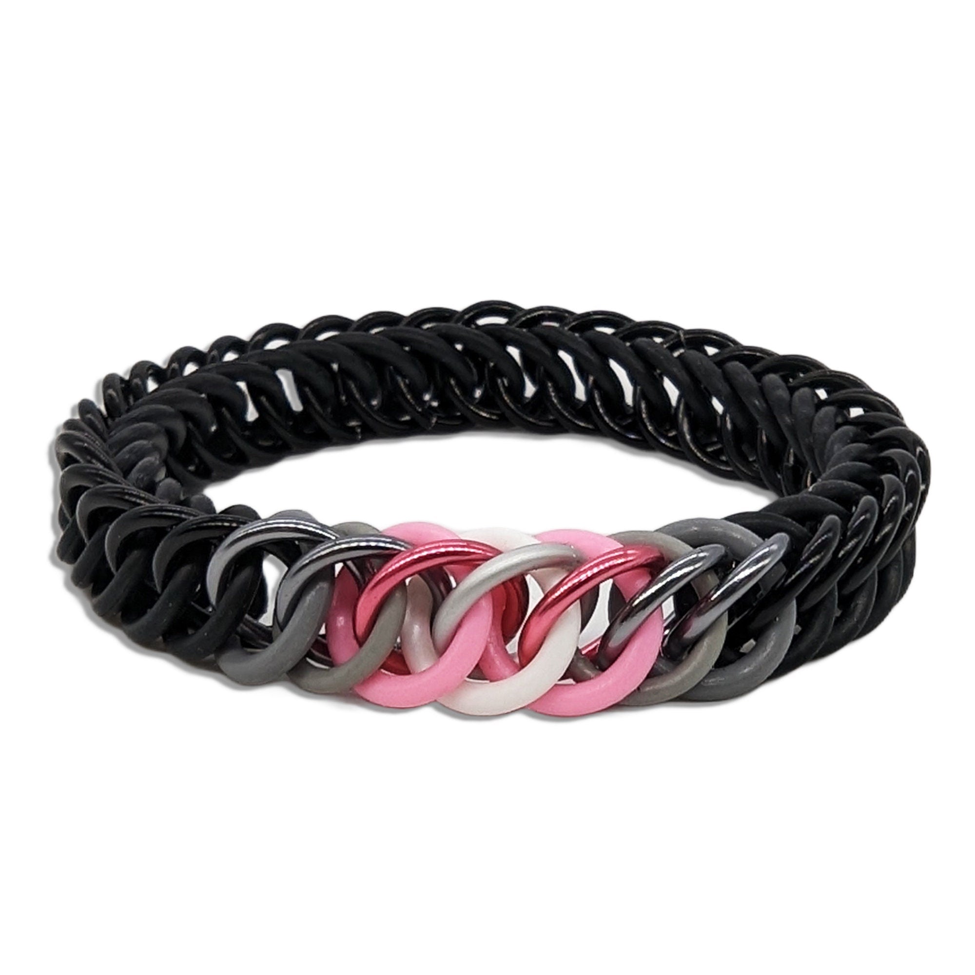 Subtle Demigirl Pride Bracelet