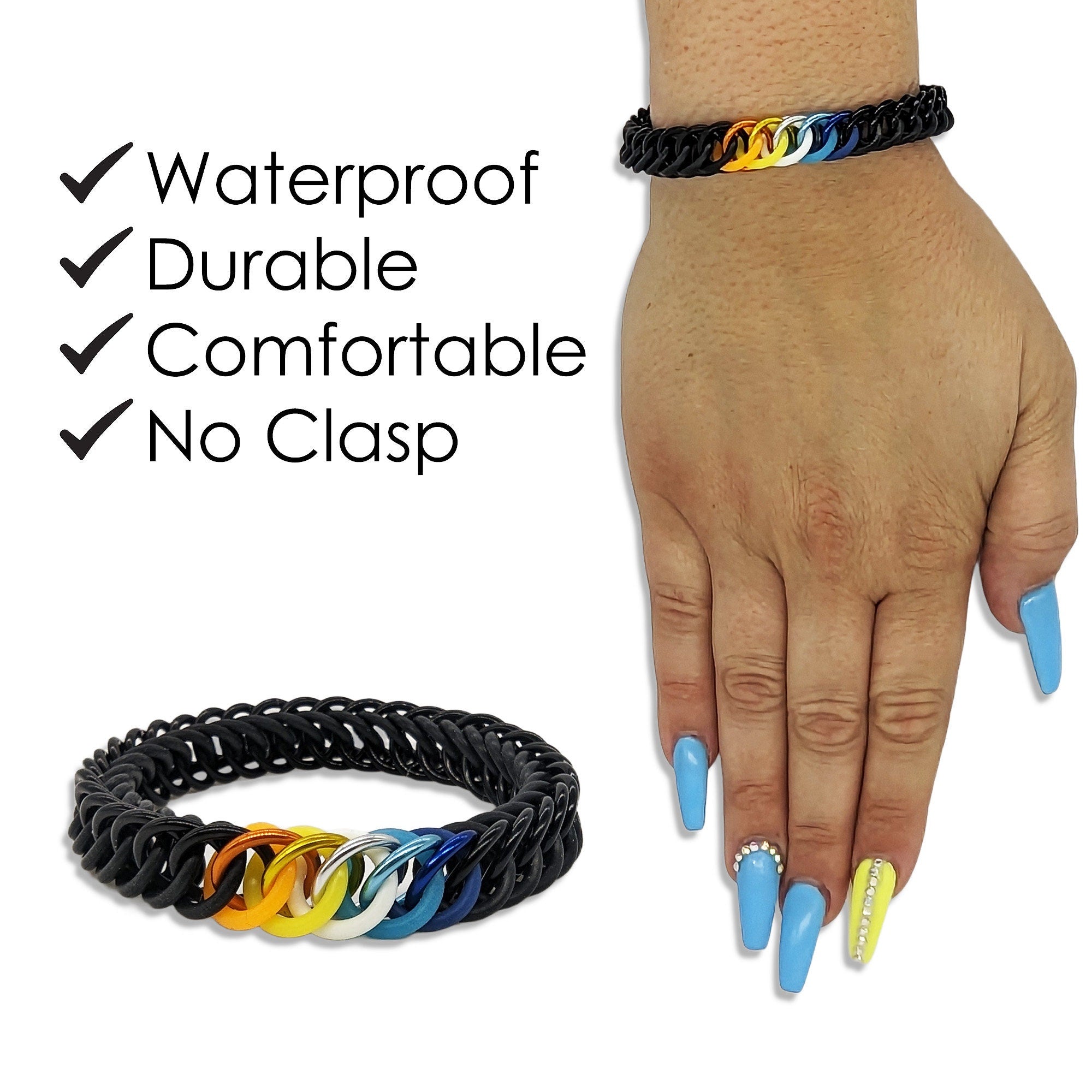 Subtle Aromantic Asexual Bracelet