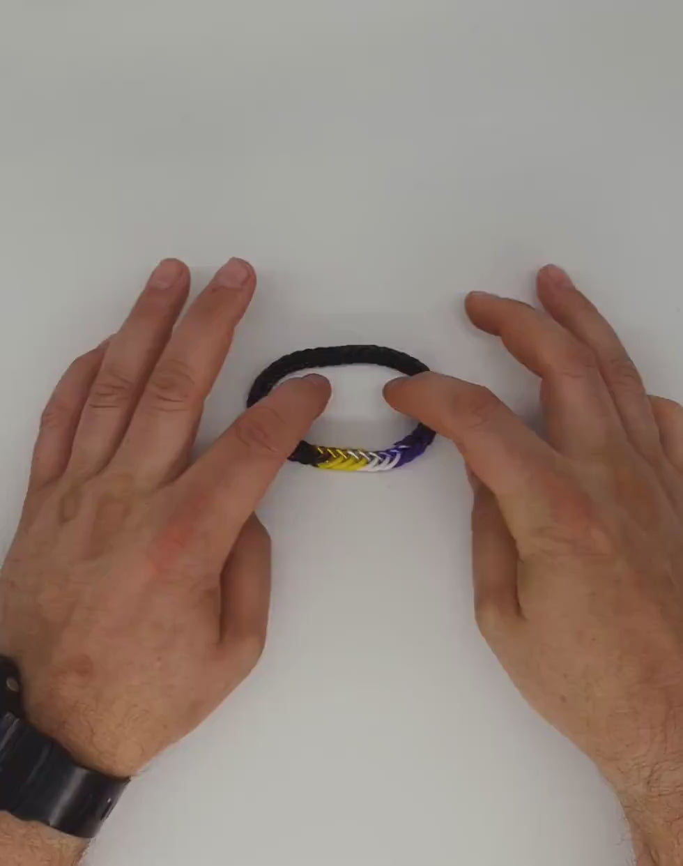 Subtle Non Binary Pride Bracelet