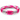 Eternium Glowflex Bracelet - 'Pink Rush' - Neon Pink & White