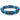 Eternium Glowflex Bracelet - 'Aerial Steel' - Aqua Blue, Gray, & Neon White