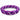 Eternium Glowflex Bracelet - 'Wicked Wave' - Light Purple, Barney Purple, Dark Purple