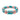 Eternium Glowflex Bracelet - 'Neon Horizon' - Mint, White, and Coral