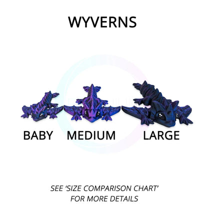 Dragon - Black, Blue, Purple