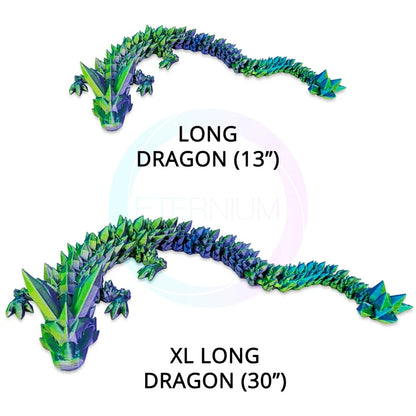 Dragon - Blue, Green, and Purple