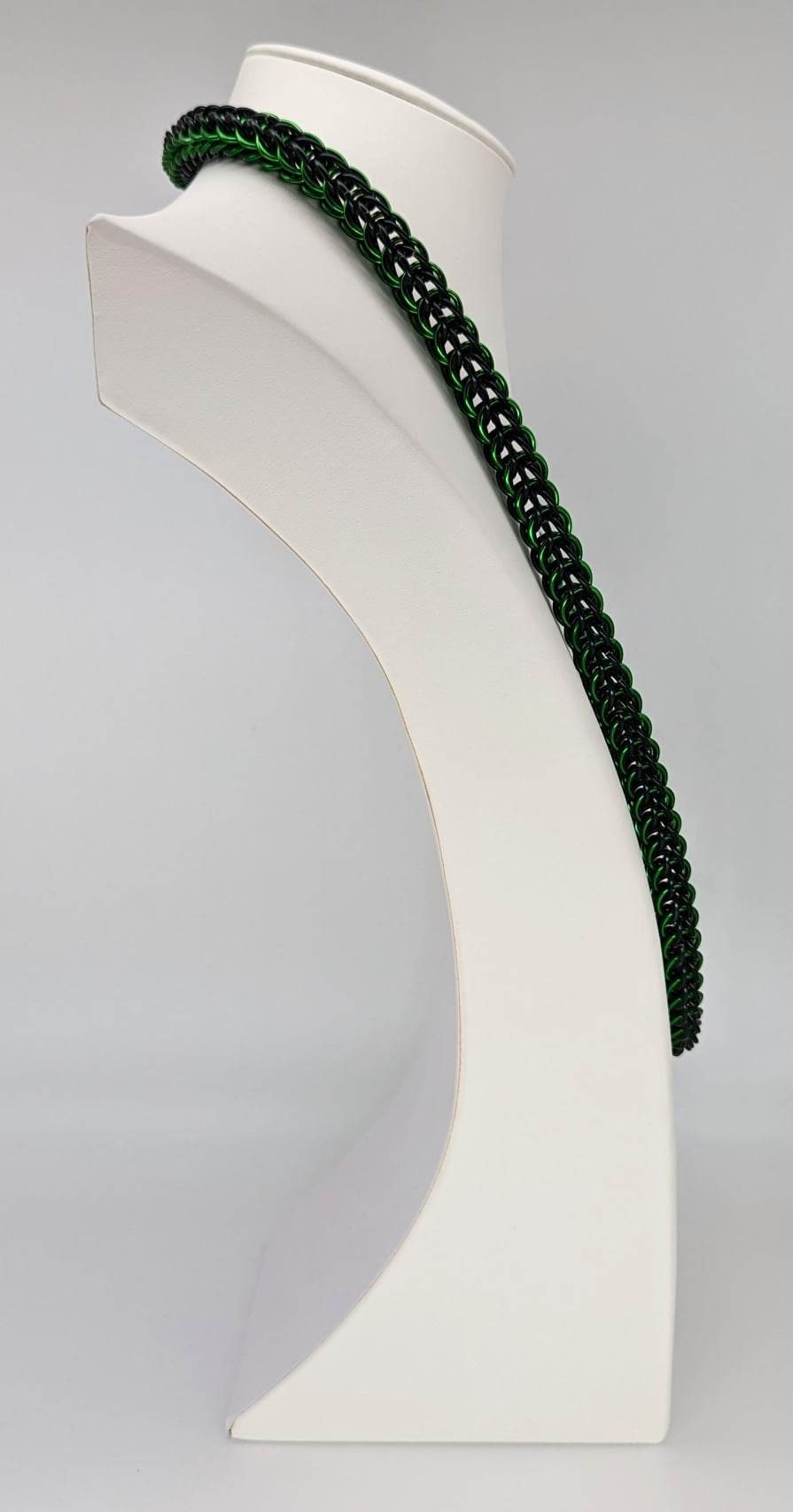 Green Chainmail Necklace