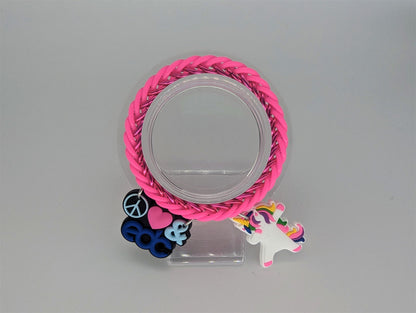 Glow-in-the-Dark Kandi Charm Bracelet