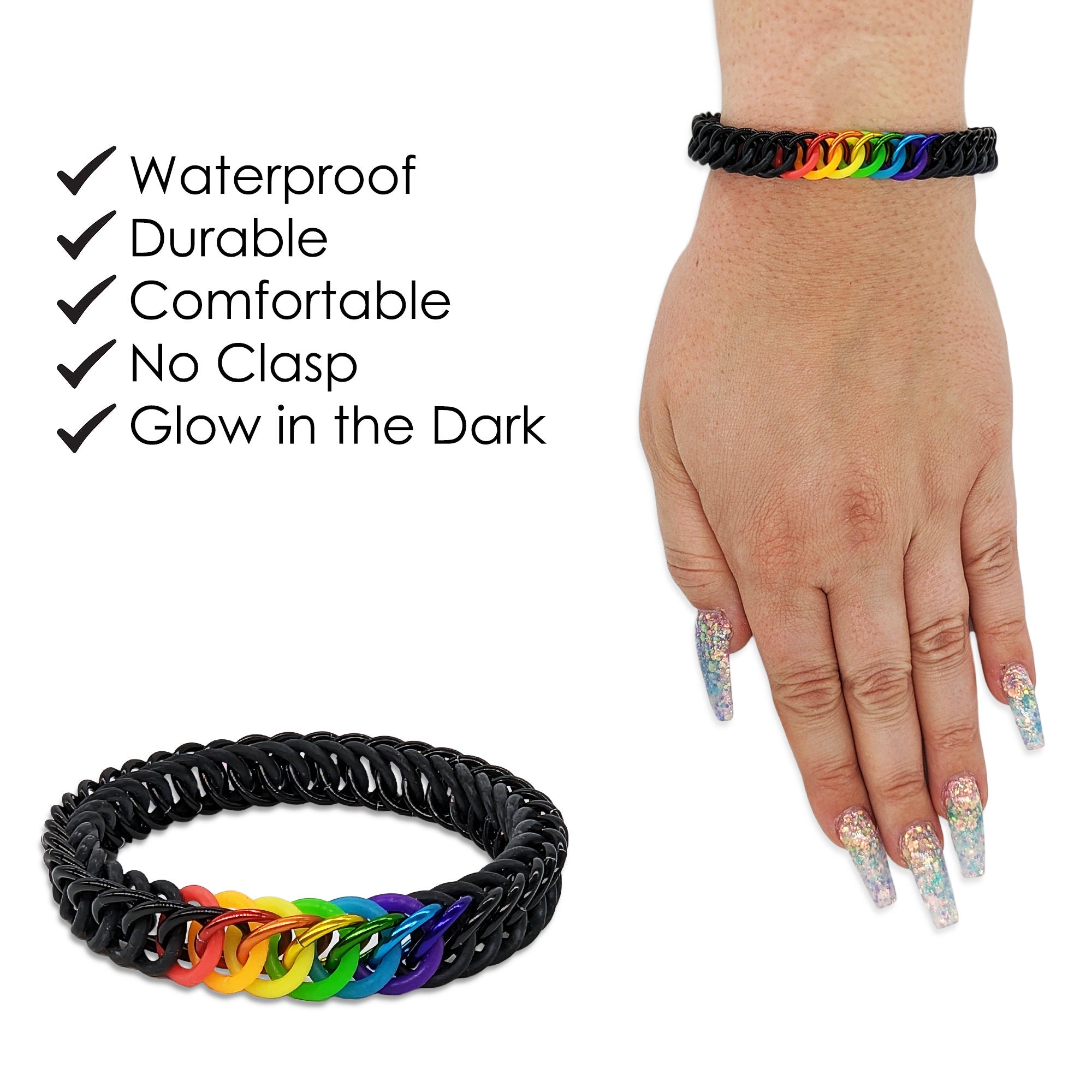 Asexual Pride Unisex Bracelet Points Mansion