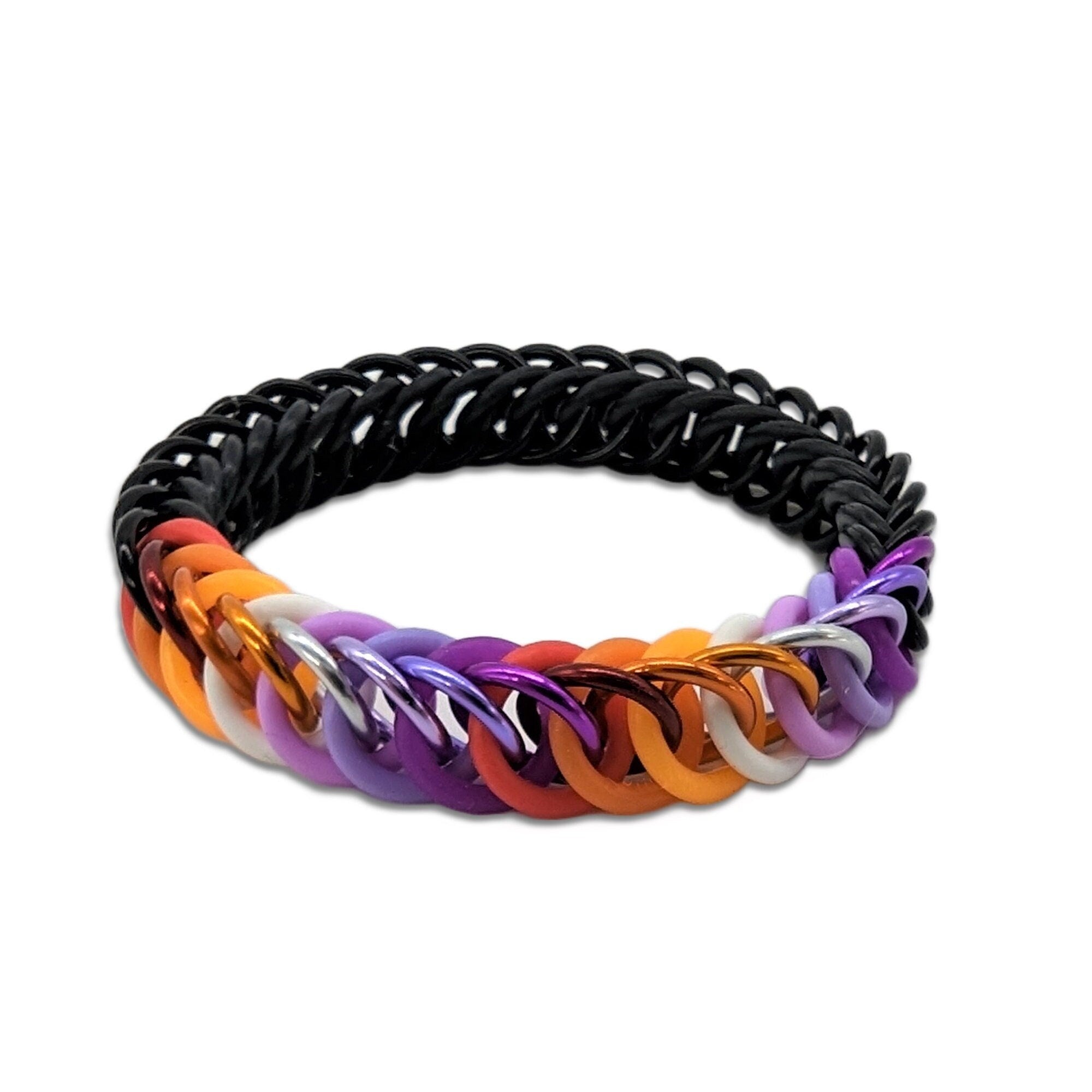 Subtle Lesbian Pride Bracelet