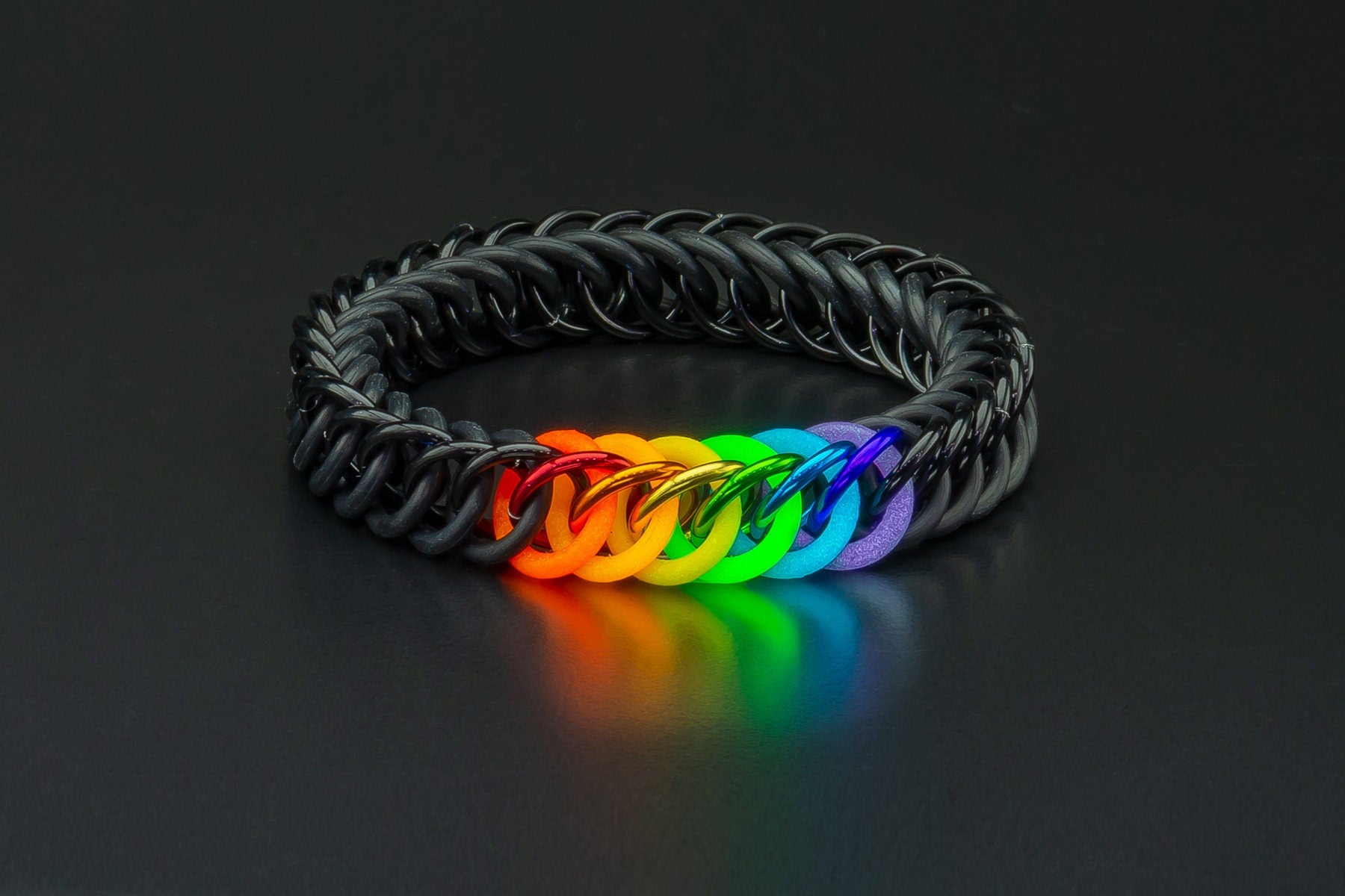 Subtle Pride Flag Bracelet