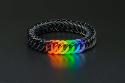 Subtle Pride Flag Bracelet