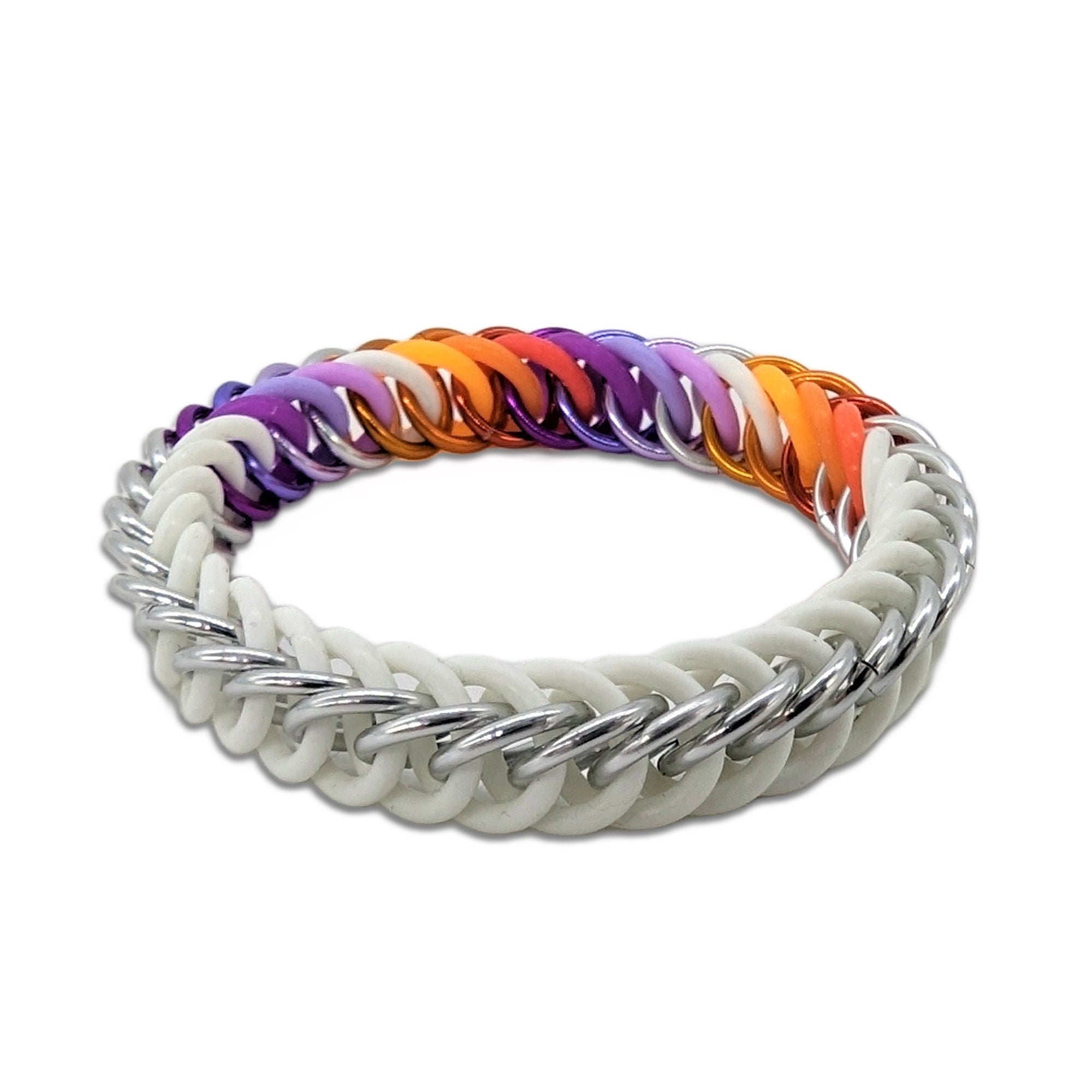 Subtle Lesbian Pride Bracelet