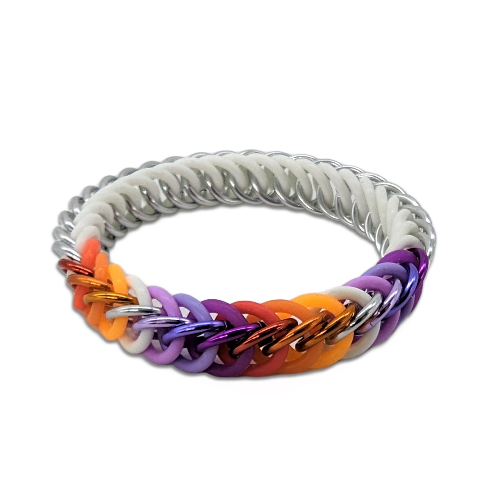 Subtle Lesbian Pride Bracelet