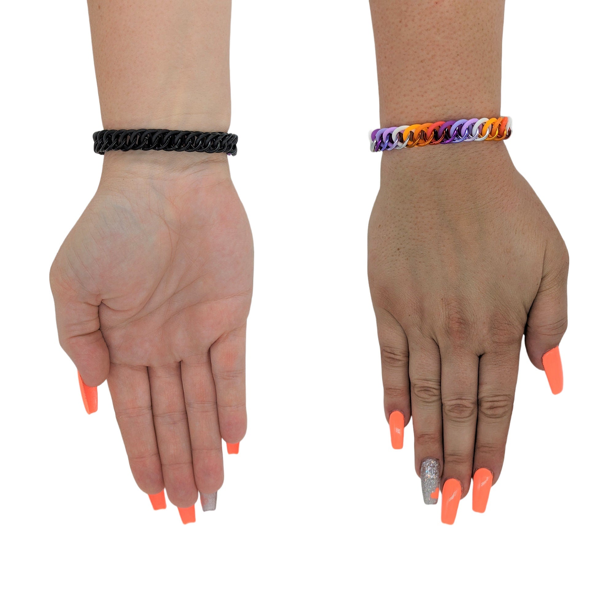 Subtle Lesbian Pride Bracelet