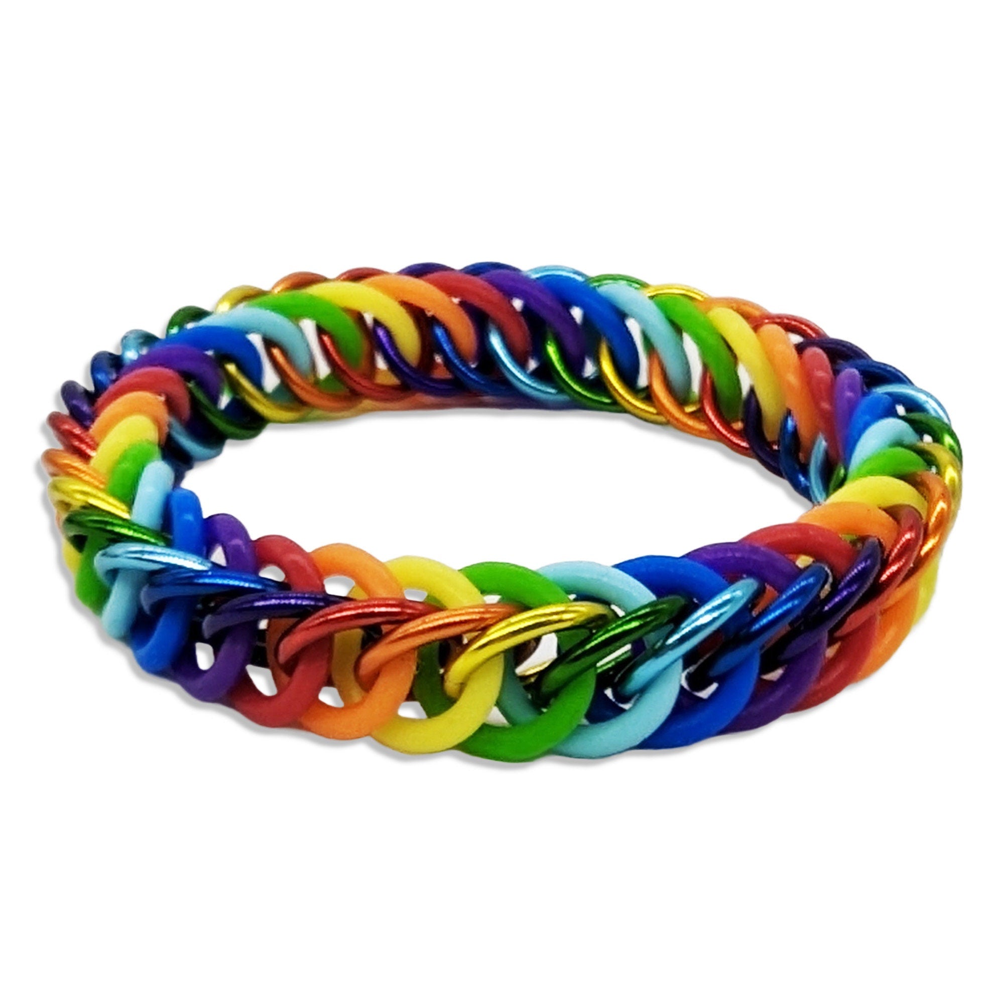 Subtle Pride Flag Bracelet
