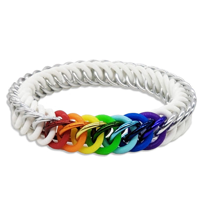 Subtle Pride Flag Bracelet