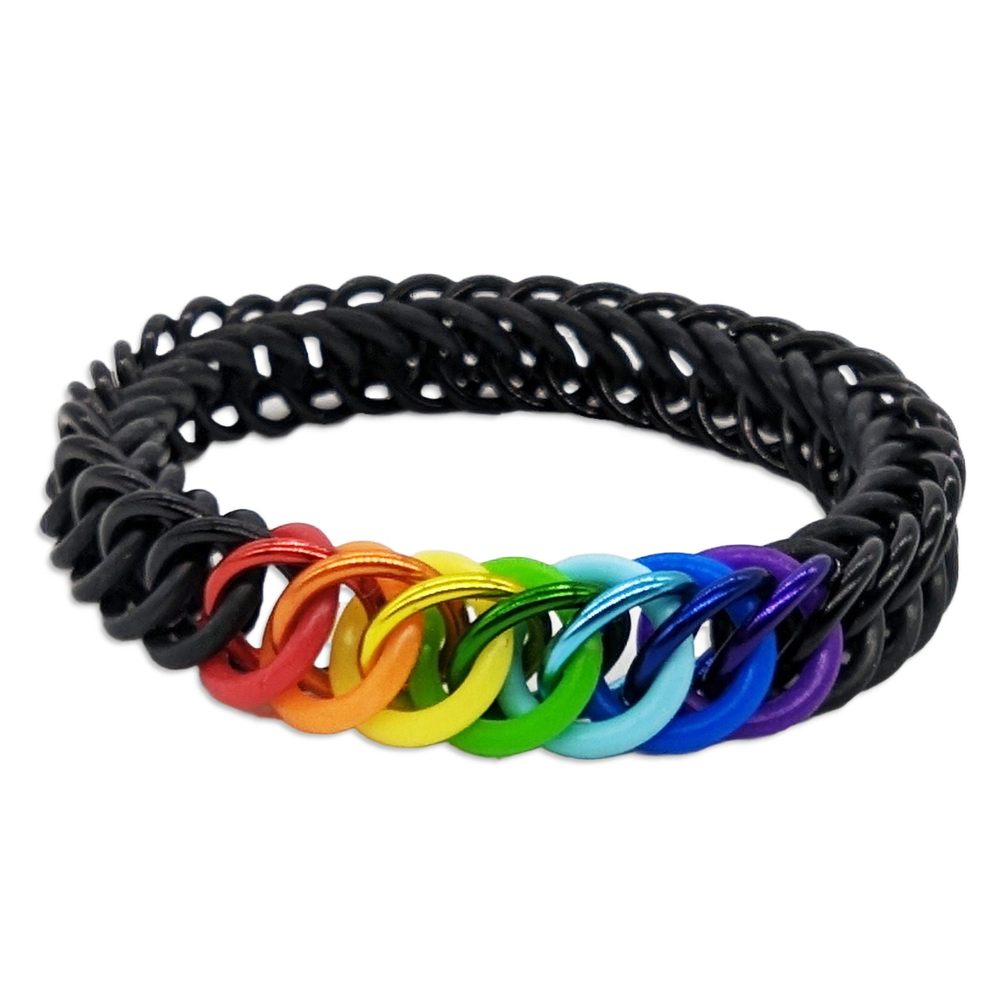 Subtle Pride Flag Bracelet