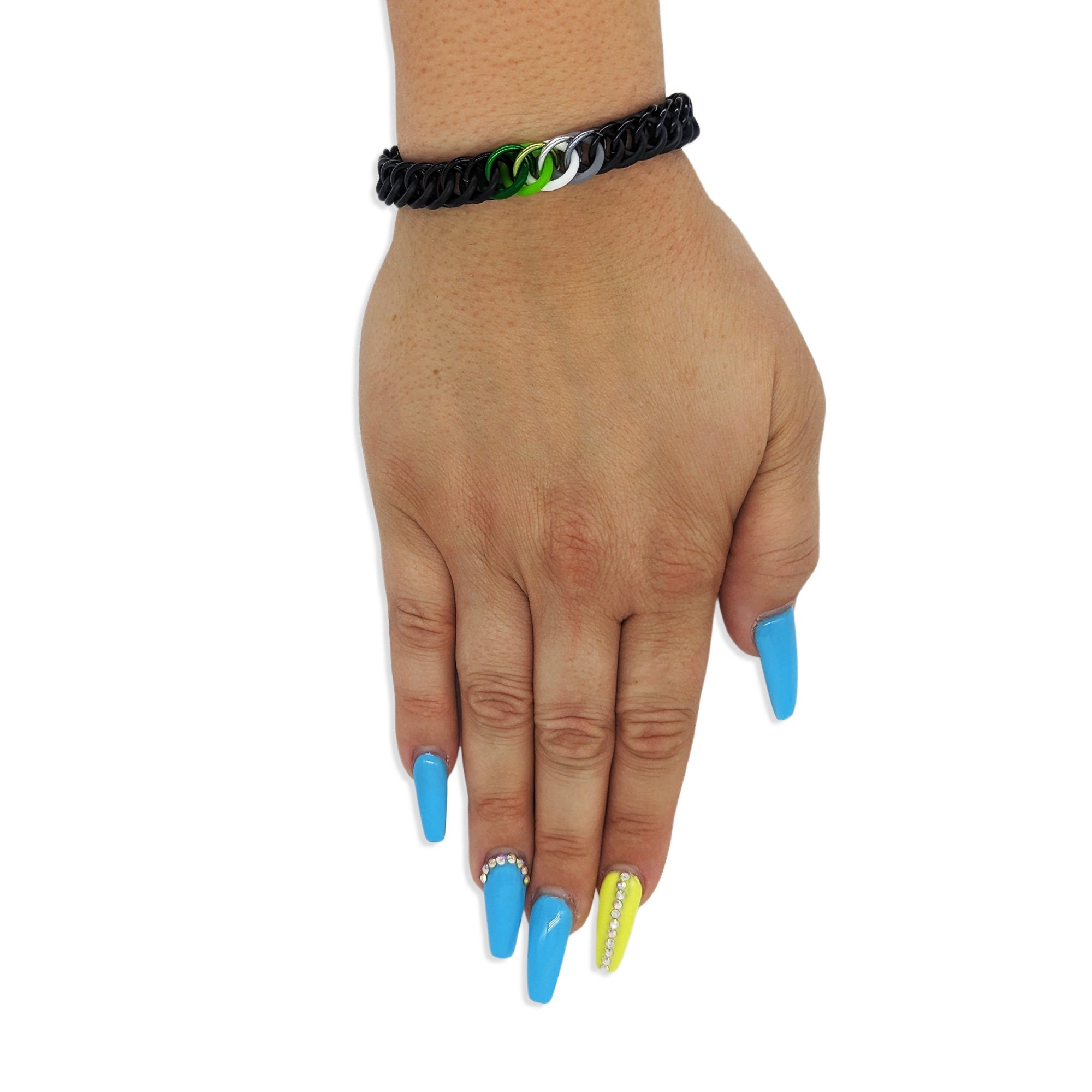 Subtle Aromantic Pride Bracelet