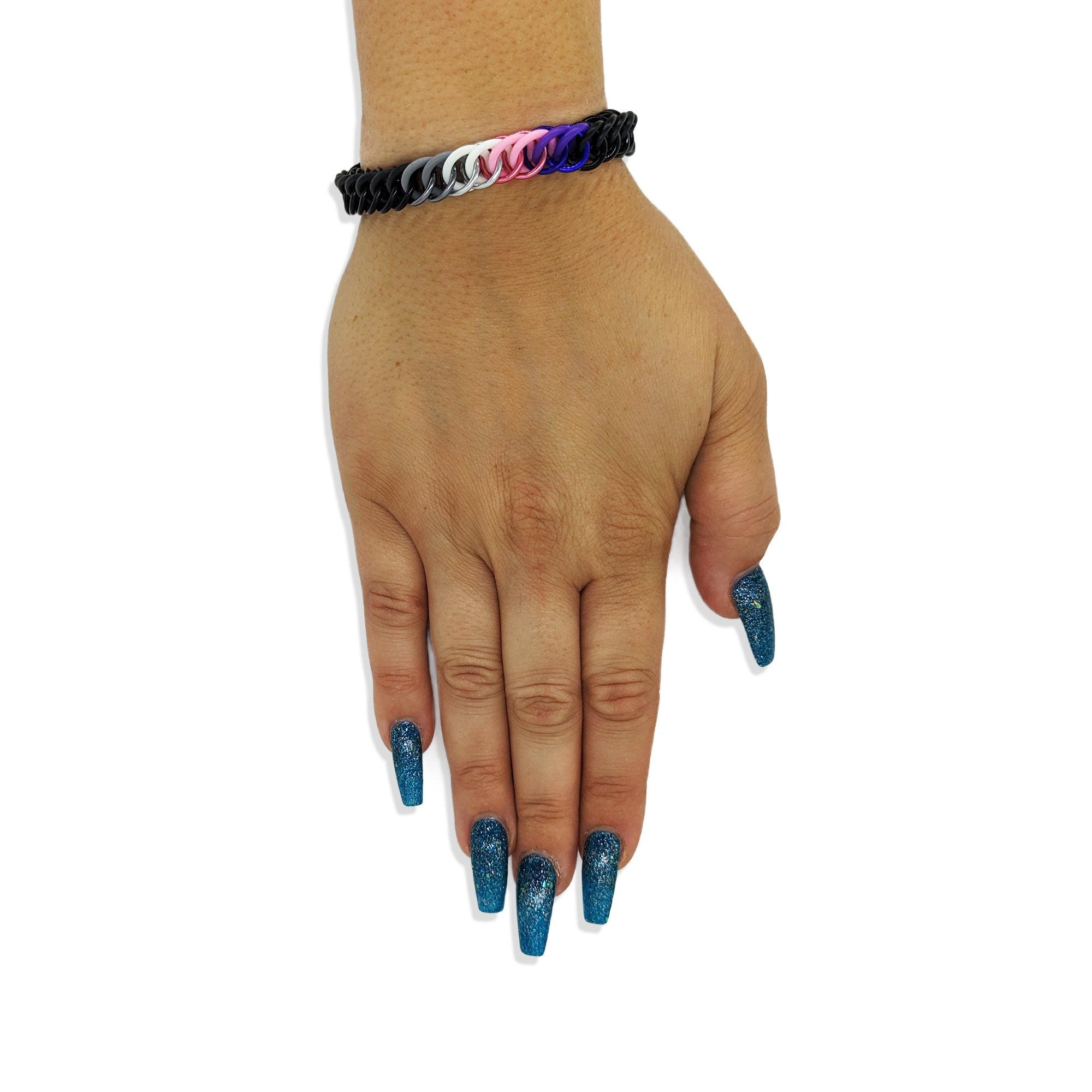Subtle Psuedosexual Pride Bracelet