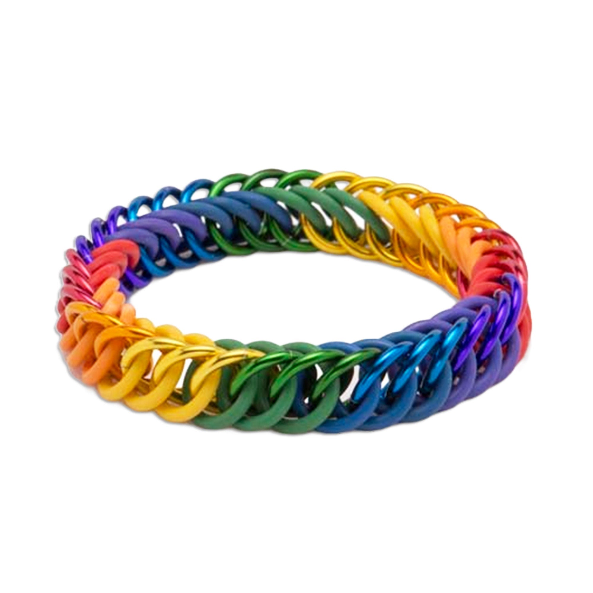 Subtle Pride Flag Bracelet