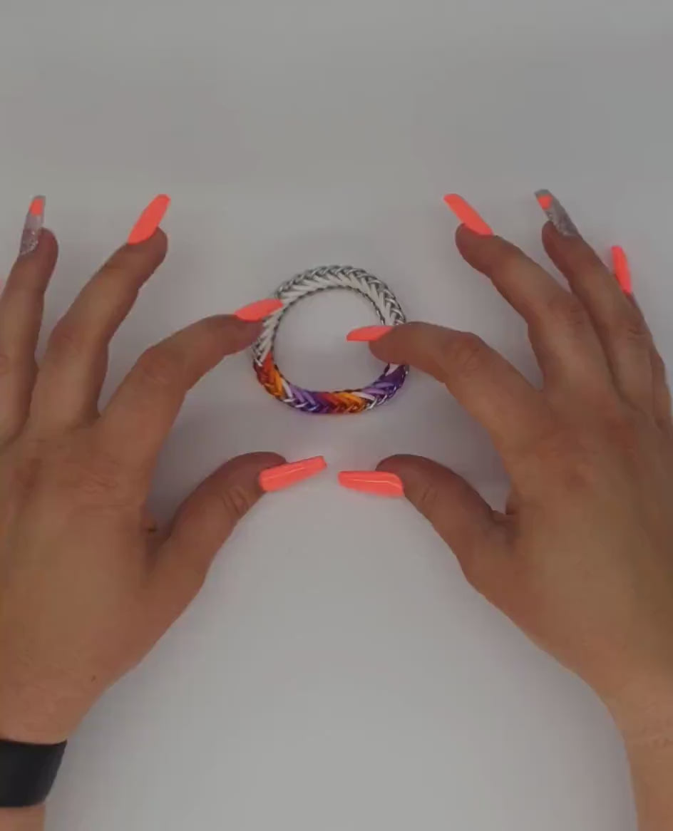 Subtle Lesbian Pride Bracelet