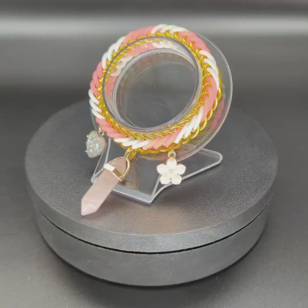 Eternium Surf Bracelet - White & Pink