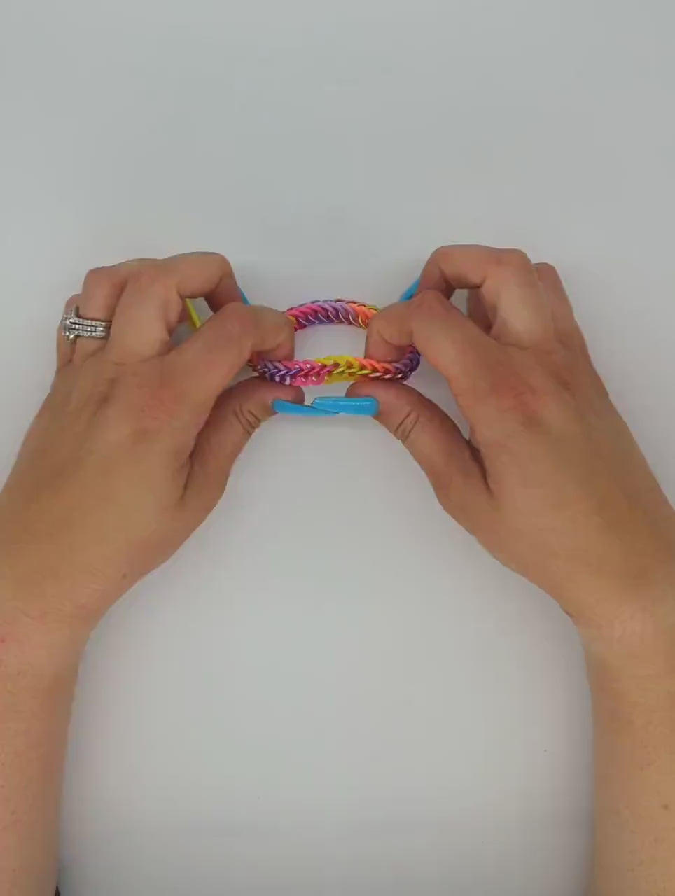 Eternium Glowflex Bracelet - 'Plasma Seafoam' - Neon Green, Blues, and Purples