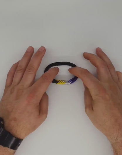 Subtle Non Binary Pride Bracelet