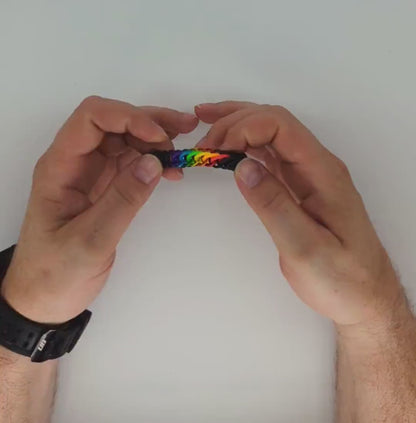 Subtle Pride Flag Bracelet